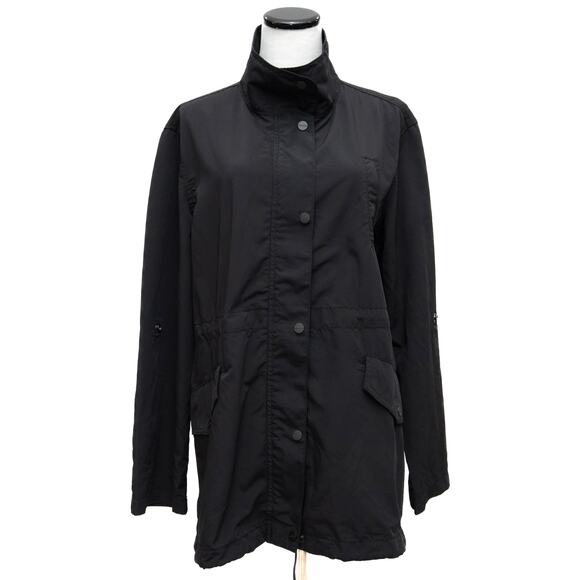 Sanctuary Black Anorak Utility Rain Jacket Size Medium - Picture 1 of 11